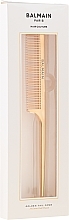 Professional Gold Brush - Balmain Paris Hair Couture Golden Tail Comb — photo N2