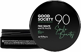 Matte Hair Styling Paste - Artego Good Society 90 Free Shape Matt Paste — photo N1