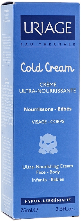 Newborn & Baby Protective & Nourishing Cream - Uriage Babies Cold Cream — photo N7