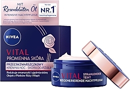 Fragrances, Perfumes, Cosmetics Regenerating Night Cream for Mature Skin - Nivea Vital Radiant Complexion Regenerating Night Cream