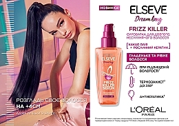 Thermal Protective Smoothing Serum for Long, Unruly Hair - L'Oreal Paris Elseve Dream Long Frizz Killer Serum — photo N5