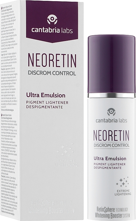 Brightening Emulsion for All Skin Types - Cantabria Labs Neoretin Discrom Control Ultra Emulsio — photo N3