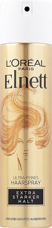 Extra Strong Hold Hair Spray - L'Oreal Paris Elnett Hairspray Fixatif Extra Strong Hold — photo N1