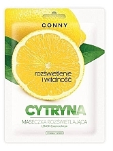 Mask with Ginseng "Lemon" - Conny Lemon Essence Mask — photo N6