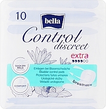 Women Urological Pads, 10 pcs - Bella Control Discreet Extra Bladder Control Pads — photo N1