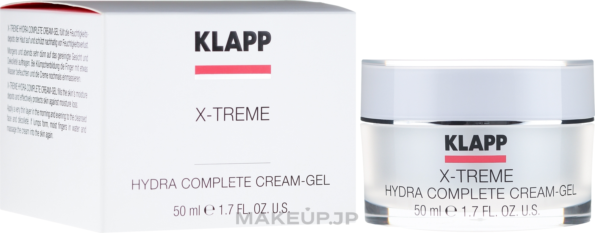 Face Cream - Klapp X-treme Hydra Complete — photo 50 ml