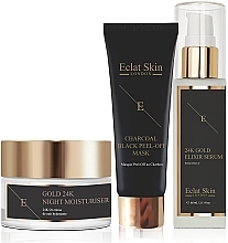 Fragrances, Perfumes, Cosmetics Set - Eclat Skin London 24k Gold (ser/60ml + cr/50ml + mask/50ml)