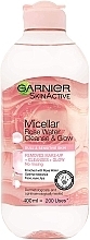 Micellar Water for Dull & Sensitive Skin - Garnier Skin Active Micellar Rose Water Cleanse & Glow — photo N1