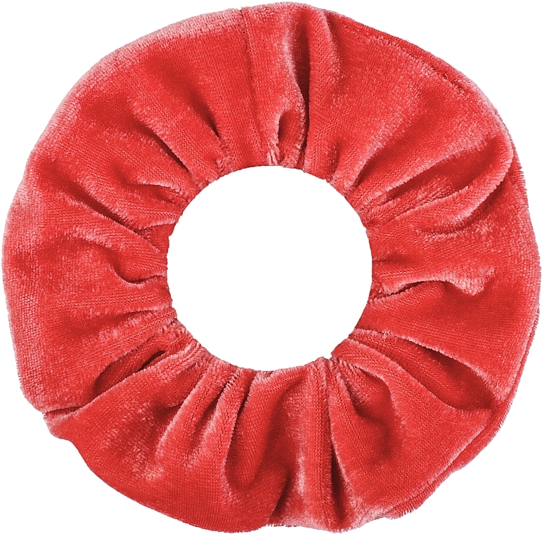 Velour Classic Hair Scrunchie, coral - MAKEUP Hair Accessories — photo N13