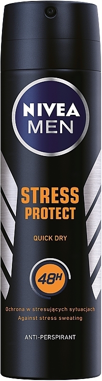 Men Deodorant Antiperspirant Spray "Anti-Stress Protection" - NIVEA Men Stress Protect 48hr Anti-Perspirant Spray — photo N1