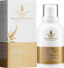 Repairing Face Emulsion - Tautropfen Amarant Anti-Age Solutions — photo N2