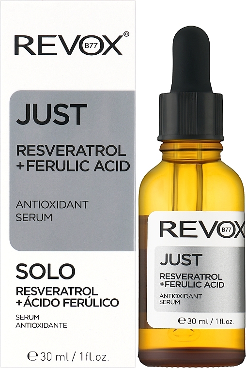 Antioxodant Face Serum - Revox Just Resveratrol + Ferulic Acid Antioxidant Serum — photo N9