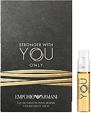 GIFT! Giorgio Armani Emporio Armani Stronger With You Only - Eau de Toilette (sample) — photo N1