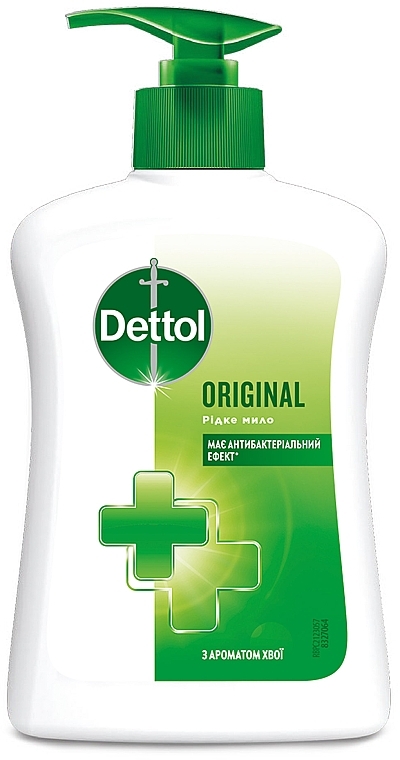 Antibacterial Liquid Soap, 200 ml - Dettol Original — photo N1