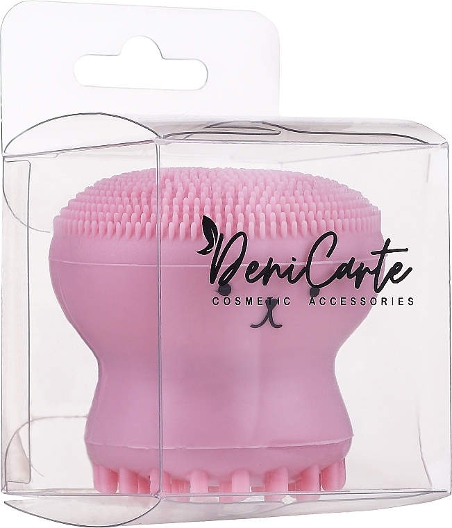 Silicone Pore Cleansing Brush, pink - Deni Carte — photo N2