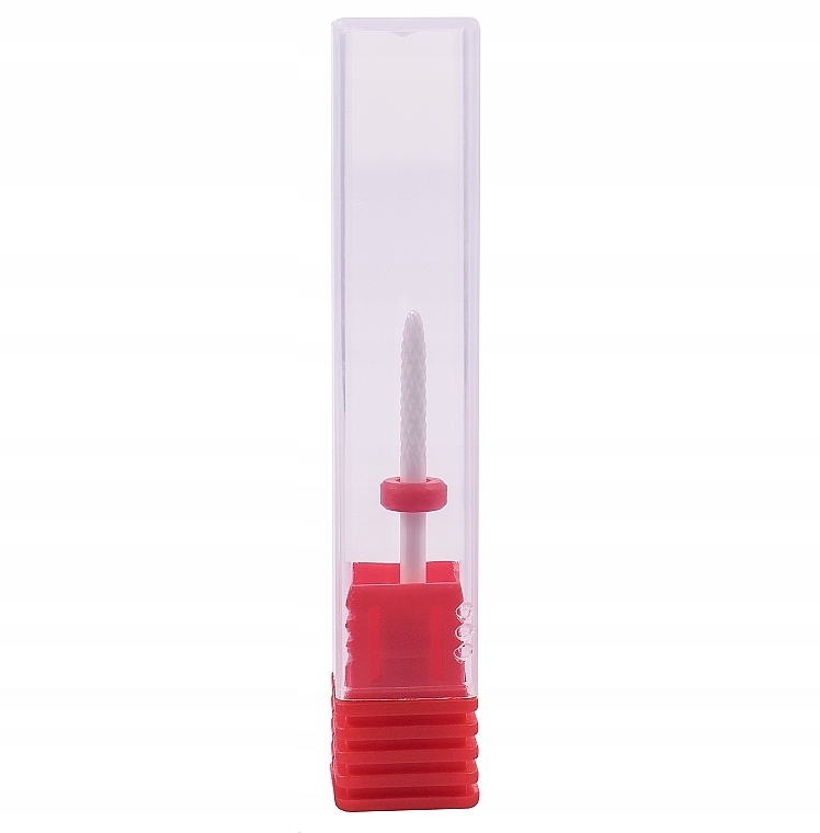 Ceramic Nail Drill CSZ1 'Small Flame', delicate red - Sunone — photo N22
