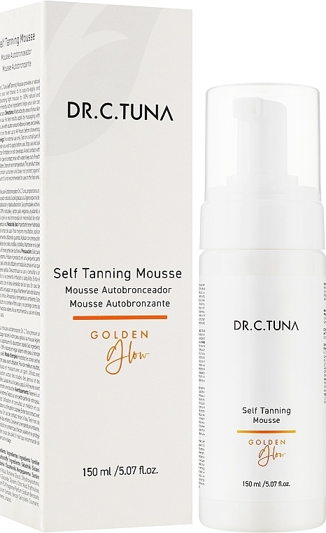 Self-Tanning Body Mousse - Farmasi Dr. C. Tuna Self Tanning Mousse Golden Glow — photo N17