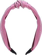 Fragrances, Perfumes, Cosmetics Hair Band, FA-5729, pink with zircons - Donegal