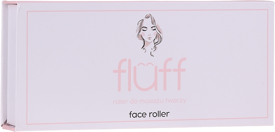 Face Roller, white nephritis - Fluff Face Roller — photo N2
