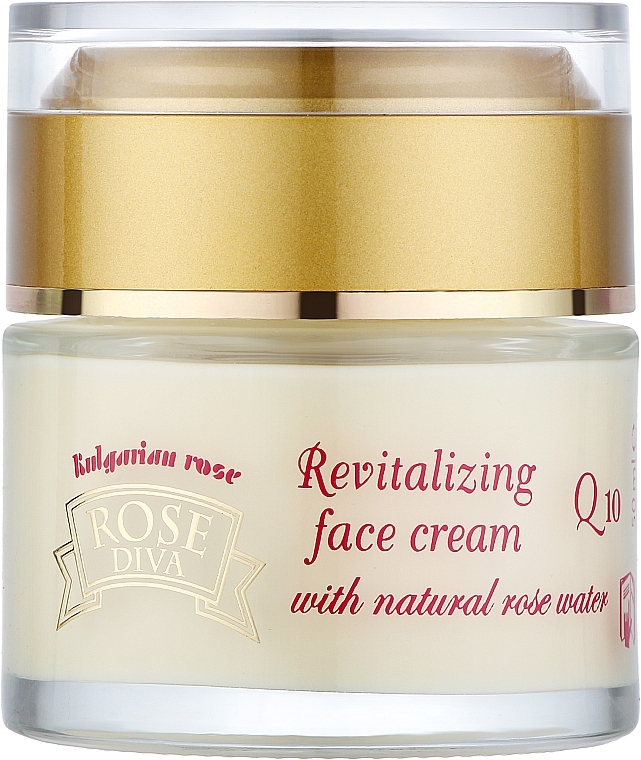Revitalizing Face Cream - Bulgarian Rose Rose Diva Q10 Revitalizing Face Cream — photo N2