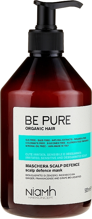Soothing Hair Mask - Niamh Hairconcept Be Pure Scalp Defence Mask — photo N4