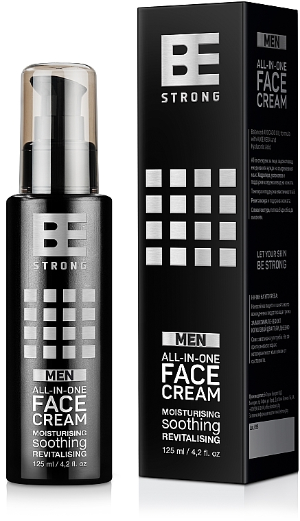 All-In-One Face Cream - BeStrong Men All-In-One Face Cream — photo N2
