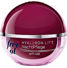 Fragrances, Perfumes, Cosmetics Night Cream - Frei Ol Anti Age Hyaluron Lift Night Care