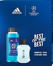 Adidas UEFA 9 Best Of The Best - Set (aft/shave/100ml + sh/gel/250ml) — photo N1