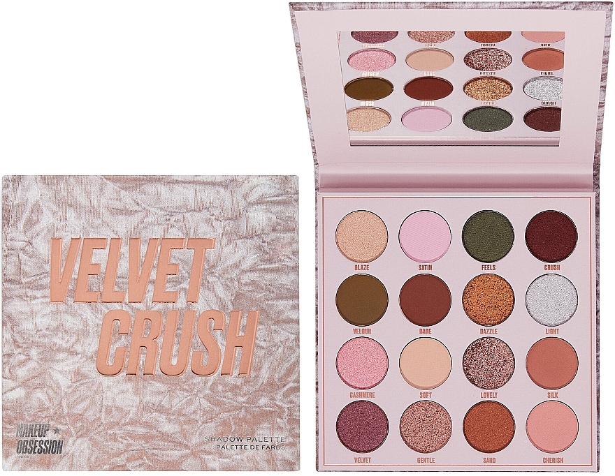 Eyeshadow Palette - Makeup Obsession Velvet Crush Eyeshadow Palette — photo N5