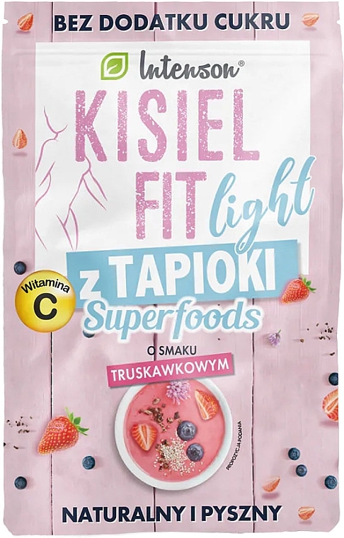Dietary Supplement 'Tapioca Kissel Fit', strawberry - Intenson Kisiel Fit — photo N8