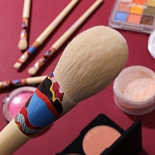 Makeup Brush Set, 7 pcs - Eigshow Essential Series Yellow Fresher Brush Kit — photo N8