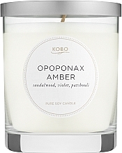 Fragrances, Perfumes, Cosmetics Kobo Opoponax Amber - Scented Candle