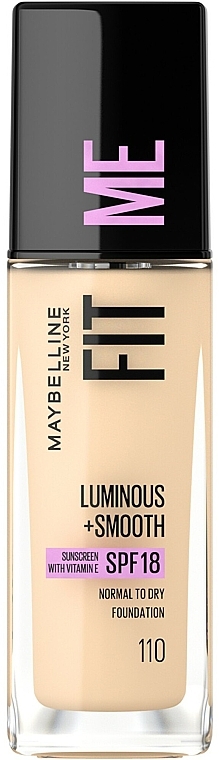 Concealer - Maybelline New York Fit Me Luminous + Smooth SPF 18 Foundation — photo N1