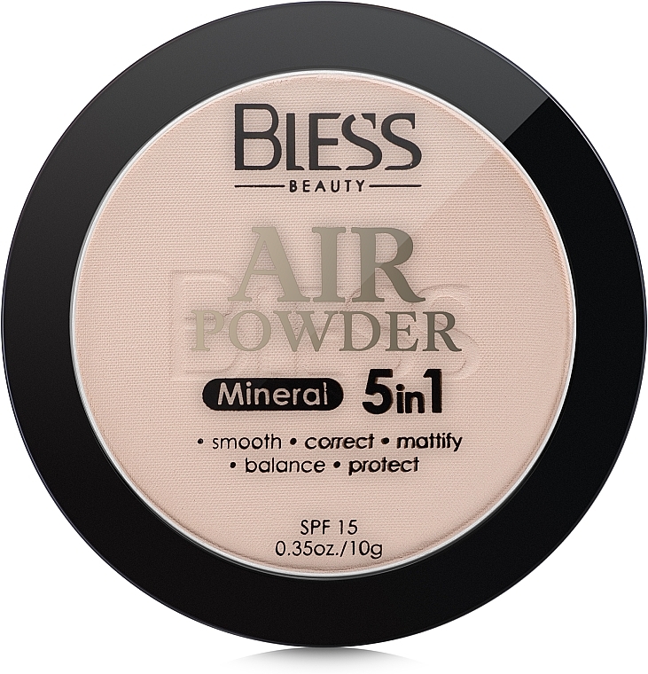 Compact Powder - Bless Beauty 5in1 Mineral Air Powder SPF 15 — photo N2