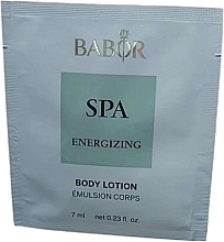 Fragrances, Perfumes, Cosmetics Body Lotion - Babor Spa Energizing Body Lotion (sample)