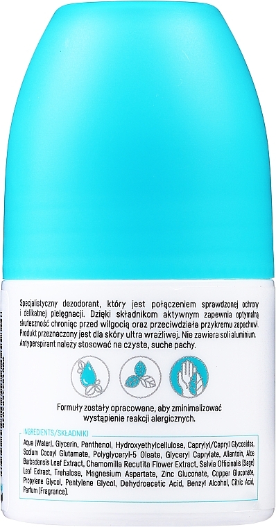 Roll-On Antiperspirant-Deodorant 24h - BasicLab Dermocosmetics Anti-Perspiris  — photo N16