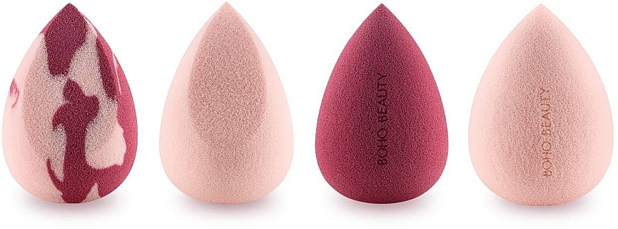 Mini Sponge Set, berry/pink/slanted pink/slanted pink-berry - Boho Beauty Bohoblender Mini — photo N6