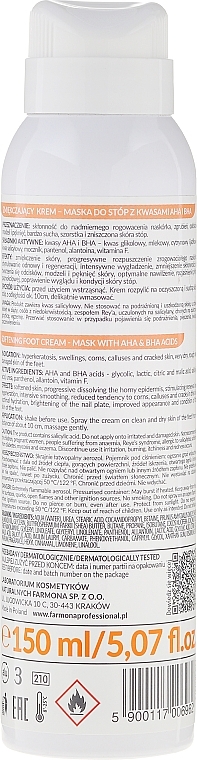 Acidic Foot Cream Mask - Farmona Podologic Acid Softening Foot Cream-Mask — photo N5