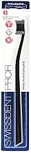Soft-Medium Toothbrush, black - SWISSDENT Profi Colours Soft-Medium Toothbrush Black&Black — photo N3