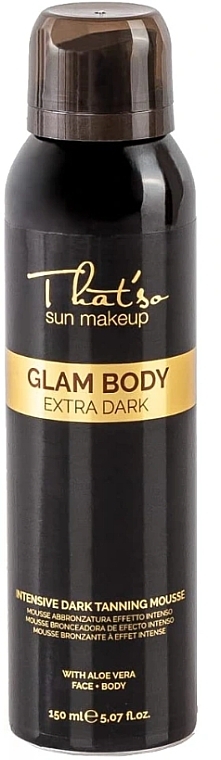 Self-Tanning Mousse for Glamorous Bronze Tan, extra dark - That's So Glam Body Mousse — photo N1