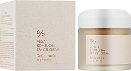 Vegan Facial Cream Gel with Kombucha Tea Extract - Dr.Ceuracle Vegan Kombucha Tea Gel Cream — photo N2