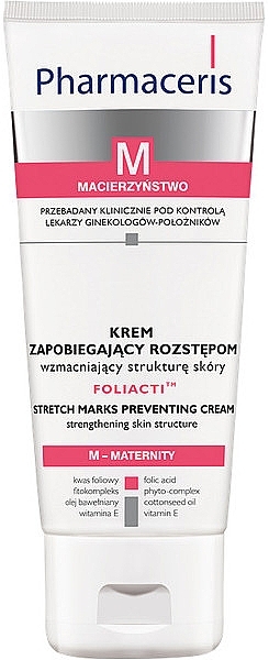 Anti-Stretches Cream - Pharmaceris M Foliacti Stretch Mark Prevention Cream — photo N5