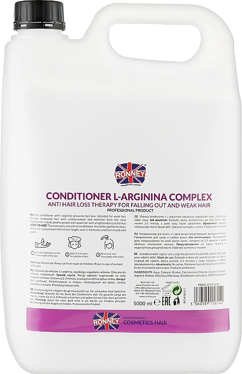 Anti Hair Loss Conditioner - Ronney Professional L-Arginina Anti Hair Loss Conditioner — photo N20