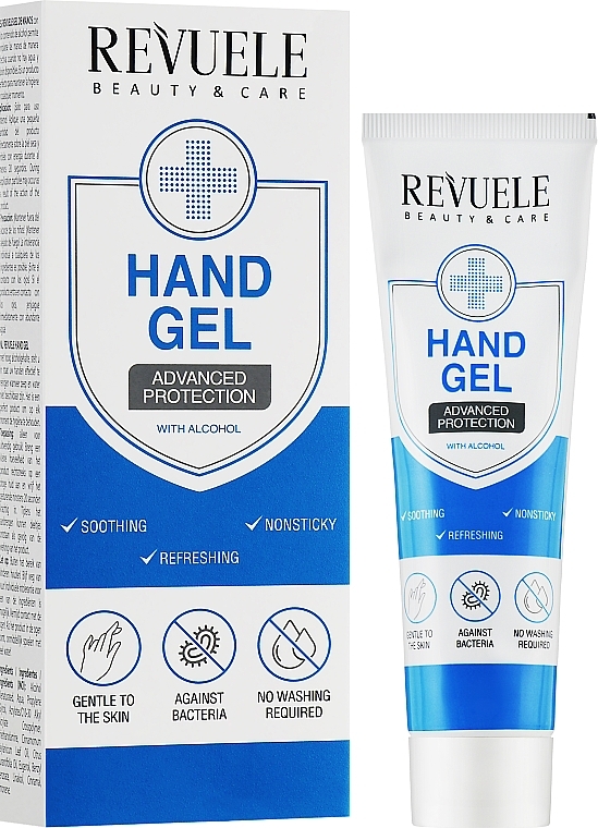 Antibacterial Hand Gel - Revuele Hand Gel Advanced Protection — photo N2