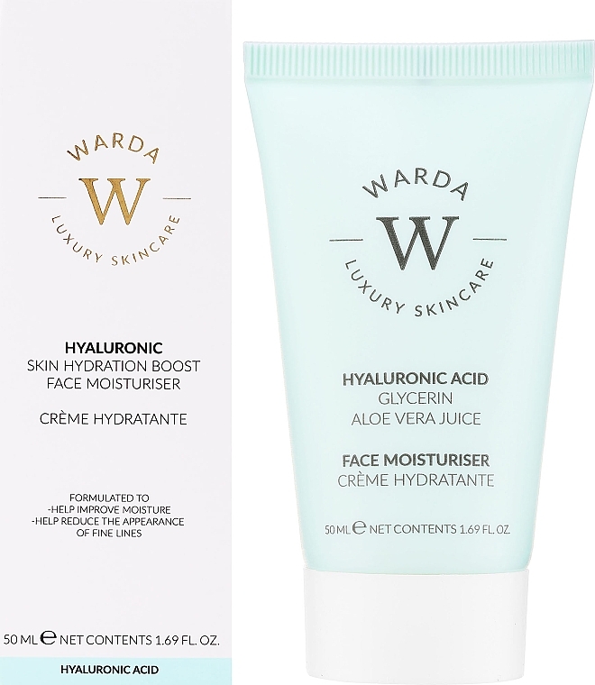 Hyaluronic Acid Hydrating Cream - Rose Hyaluronic Acid Face Moisturiser — photo N1