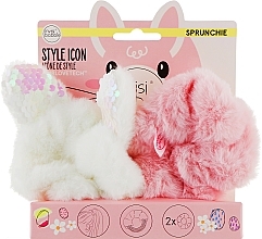 Set - Invisibobble Sprunchie Easter Cotton Candy 2 Unidades (h/ring/2pcs) — photo N3