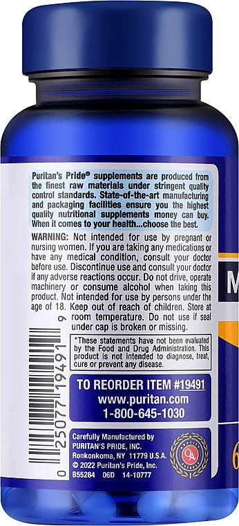 Melatonin Dietary Supplement, 10 mg - Puritan's Pride Melatonin — photo N2