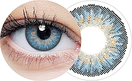 Blue Contact Lenses, 10 pcs - Clearlab Clearcolor 1-Day — photo N13