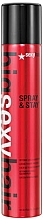 Extra Strong Hold Volume Hair Spray - SexyHair BigSexyHair Spray & Stay All Nighter Hair Spray Intense Hold — photo N1