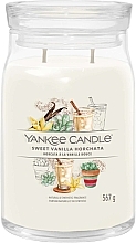 Scented Candle - Yankee Candle Signature Sweet Vanilla Horchata — photo N2